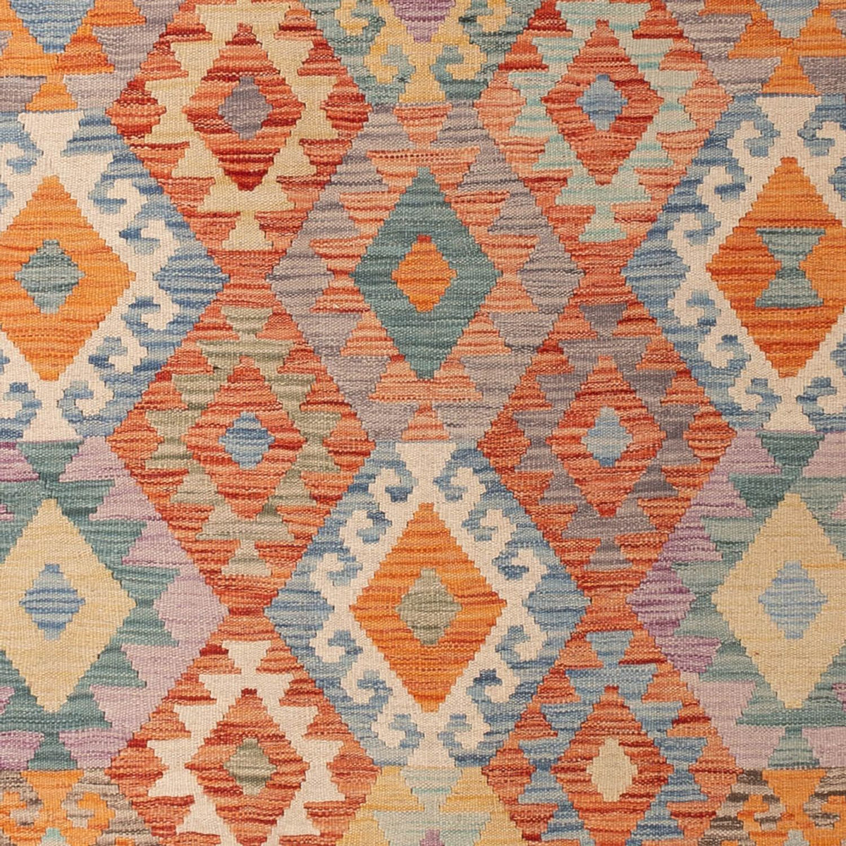 Kelim tapijt - Splash - 297 x 199 cm - veelkleurig