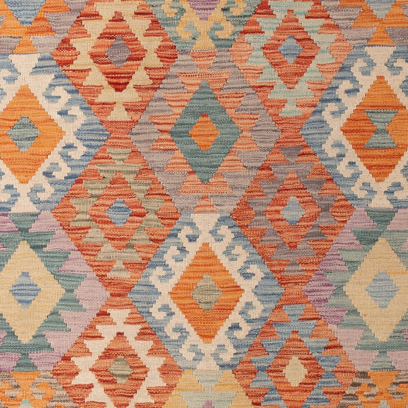 Kelim tapijt - Splash - 297 x 199 cm - veelkleurig