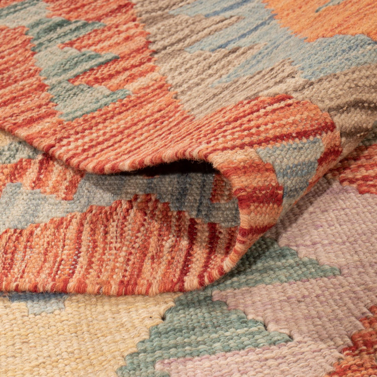 Kelim tapijt - Splash - 297 x 199 cm - veelkleurig