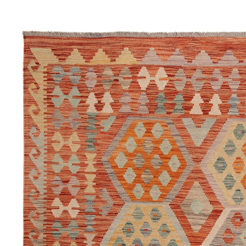 Kelim tapijt - Splash - 289 x 200 cm - veelkleurig