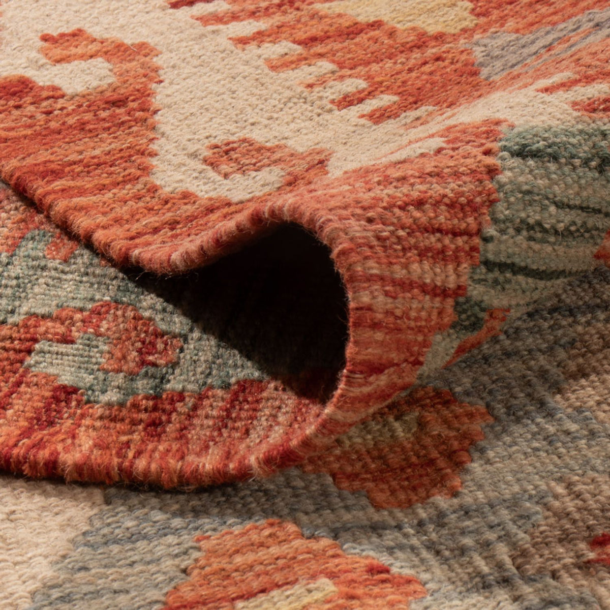 Kelim tapijt - Splash - 289 x 200 cm - veelkleurig