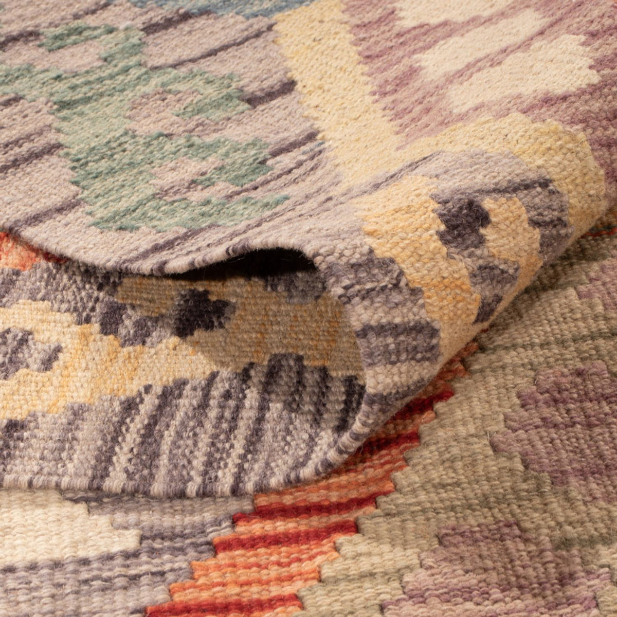 Kelim tapijt - Splash - 296 x 205 cm - veelkleurig