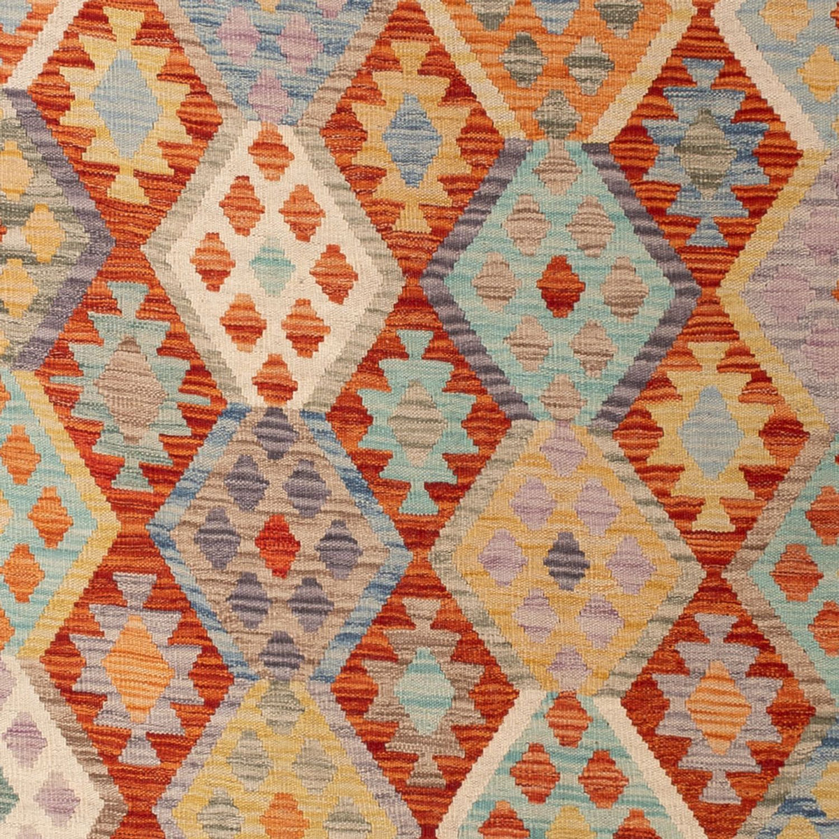 Kelim tapijt - Splash - 299 x 209 cm - veelkleurig