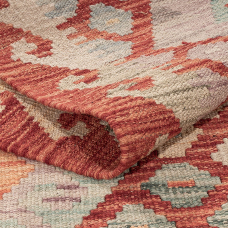 Kelim tapijt - Splash - 187 x 127 cm - veelkleurig