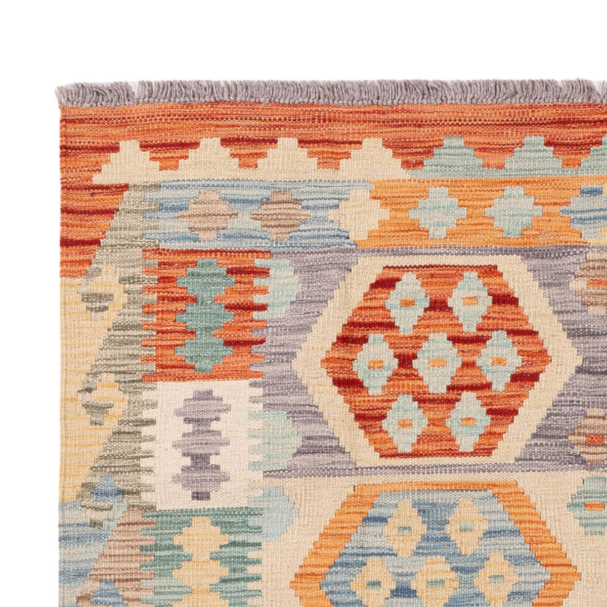 Kelim tapijt - Splash - 187 x 119 cm - veelkleurig