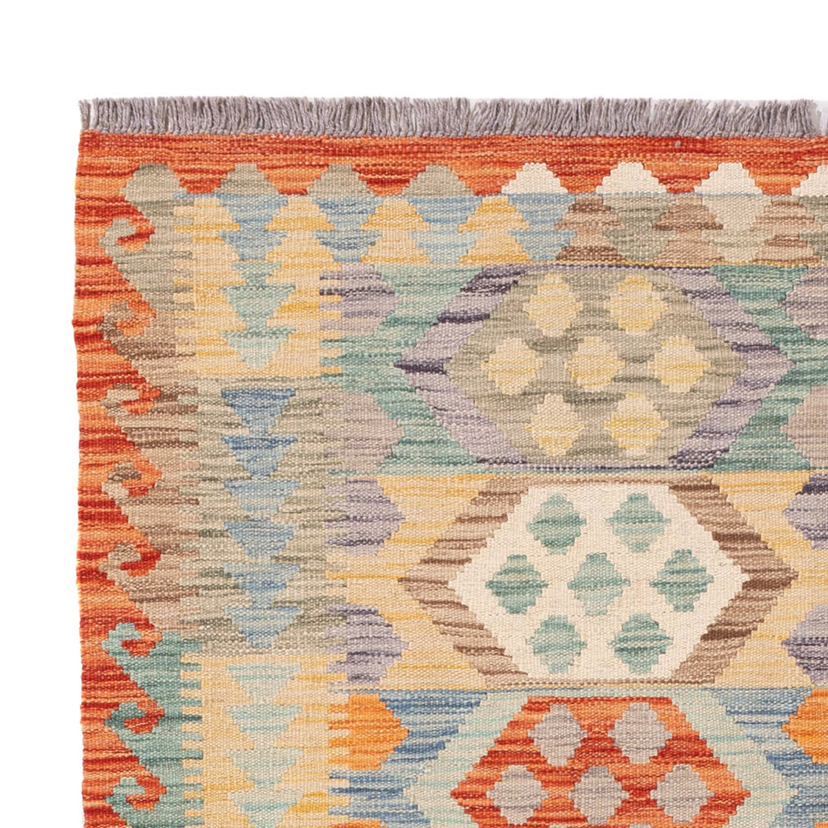 Kelim tapijt - Splash - 179 x 126 cm - veelkleurig