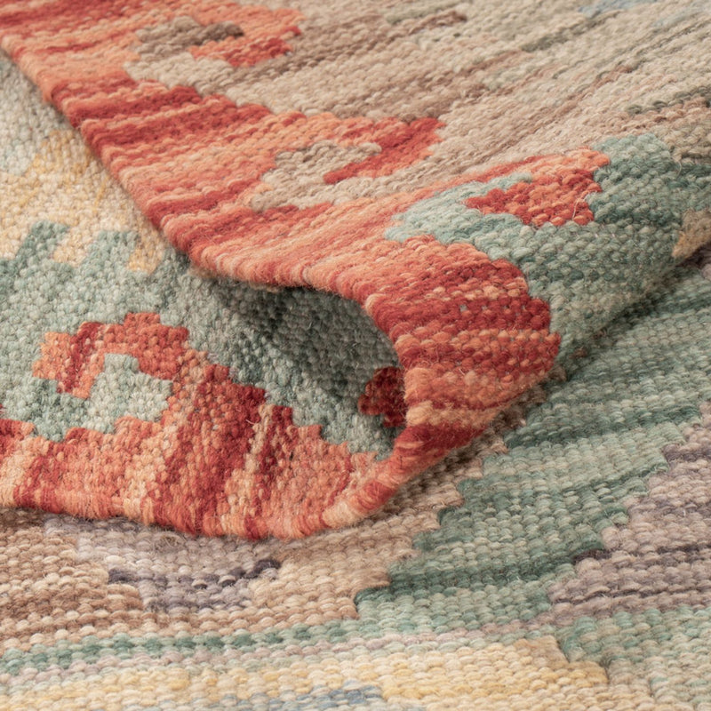 Kelim tapijt - Splash - 179 x 126 cm - veelkleurig