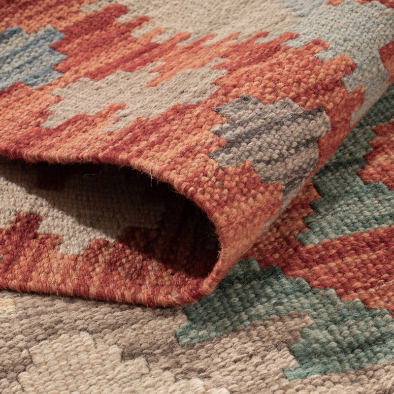 Kelim tapijt - Splash - 175 x 124 cm - veelkleurig