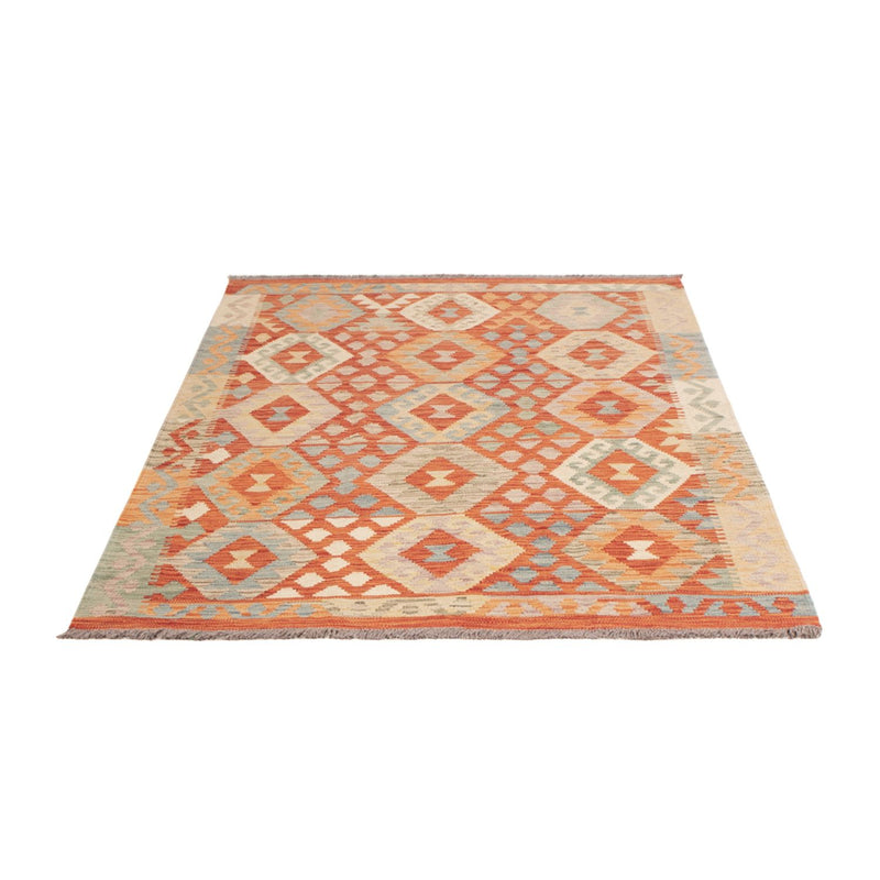 Kelim tapijt - Splash - 176 x 125 cm - veelkleurig