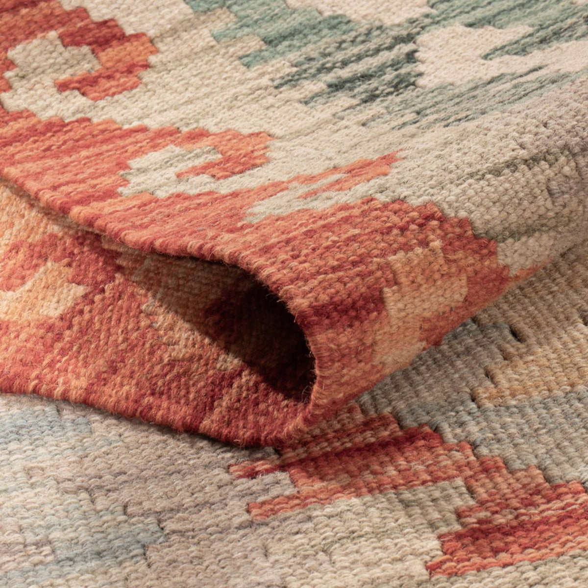 Kelim tapijt - Splash - 174 x 122 cm - veelkleurig