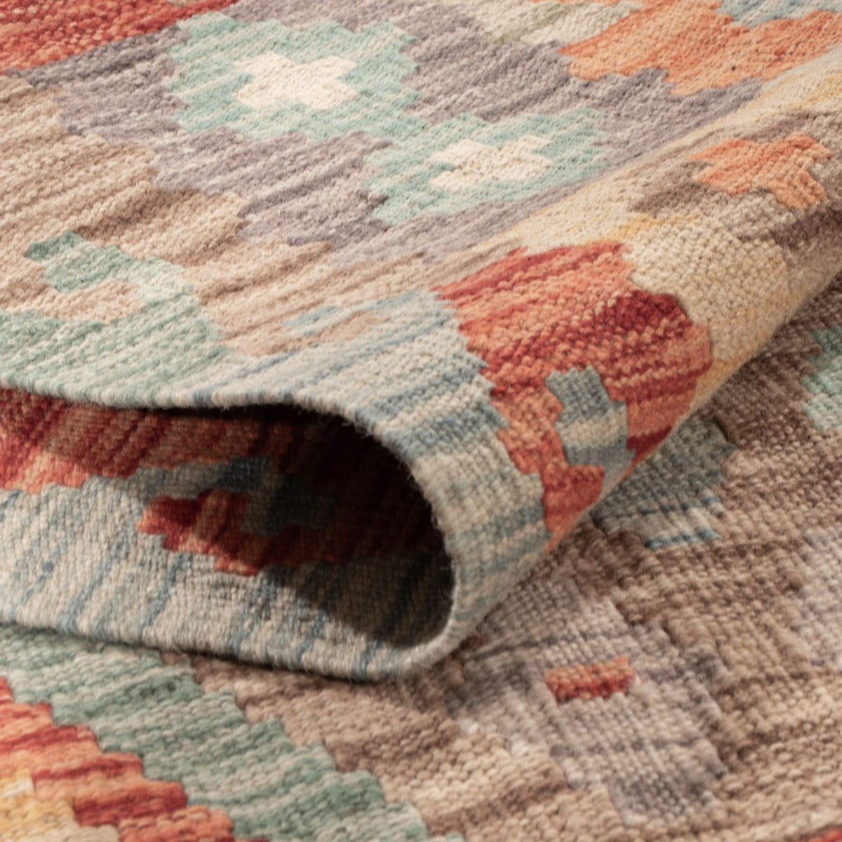 Kelim tapijt - Splash - 177 x 125 cm - veelkleurig