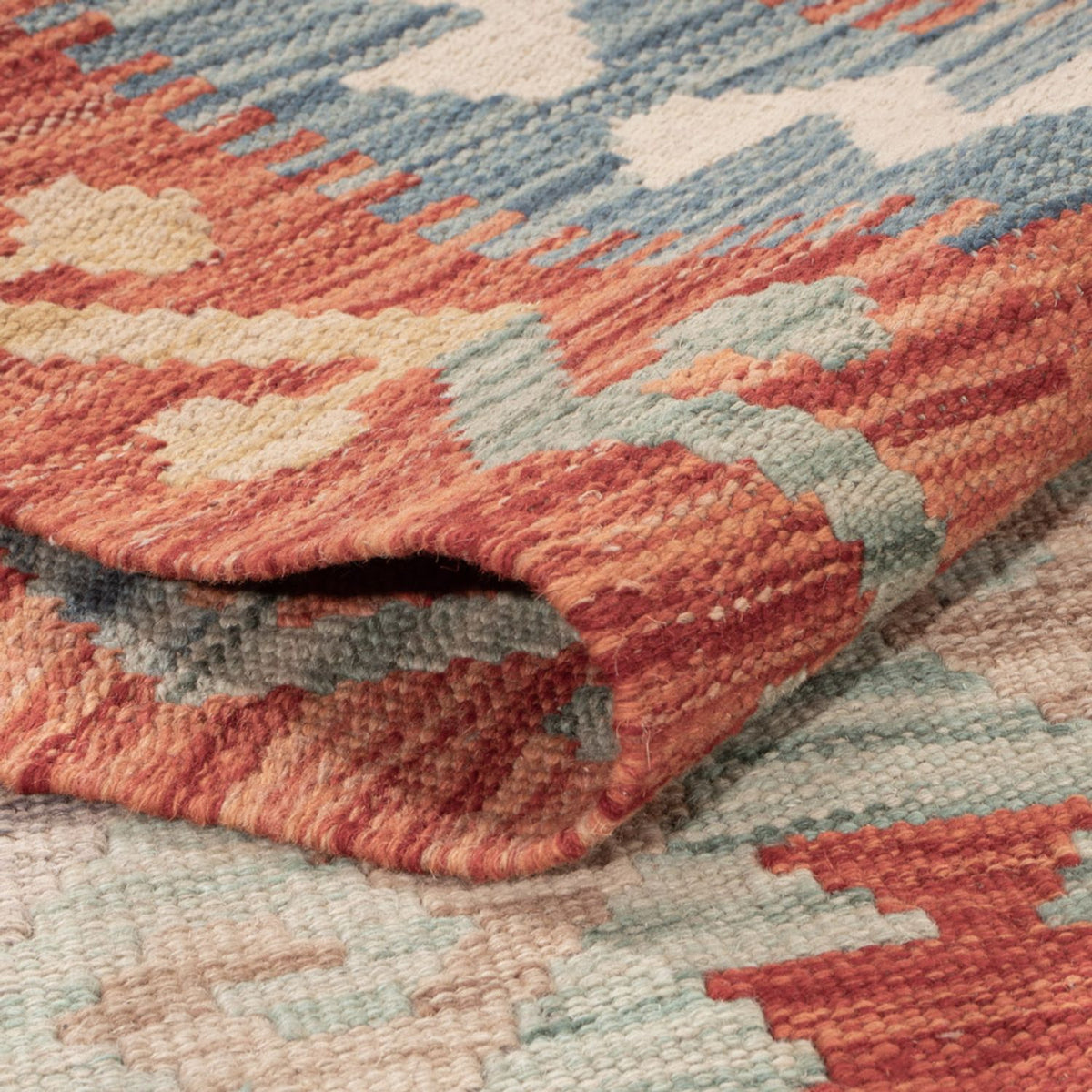 Kelim tapijt - Splash - 170 x 122 cm - veelkleurig