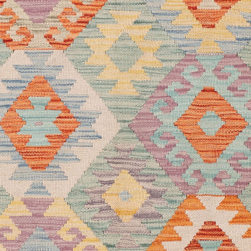 Kelim tapijt - Splash - 178 x 128 cm - veelkleurig