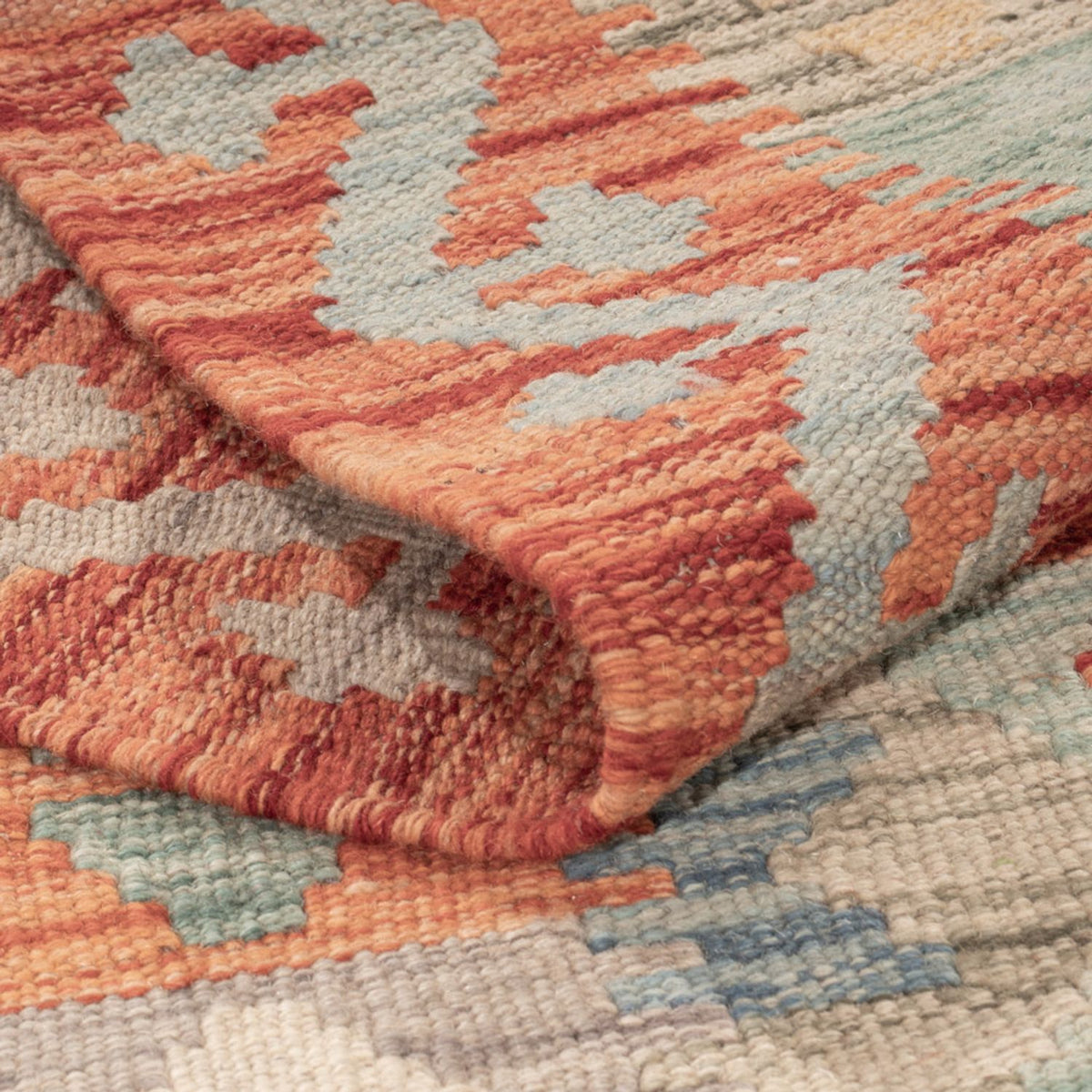 Kelim tapijt - Splash - 191 x 130 cm - veelkleurig