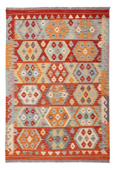 Kilim Maimana Tapijt 123x176cm - Wollen tapijt