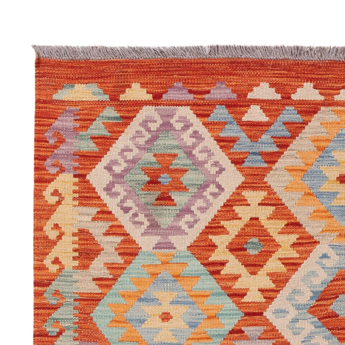 Kelim tapijt - Splash - 169 x 125 cm - veelkleurig