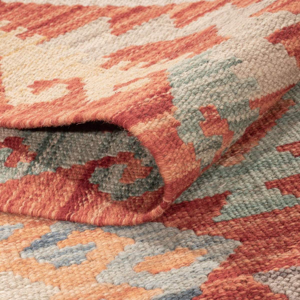 Kelim tapijt - Splash - 169 x 125 cm - veelkleurig