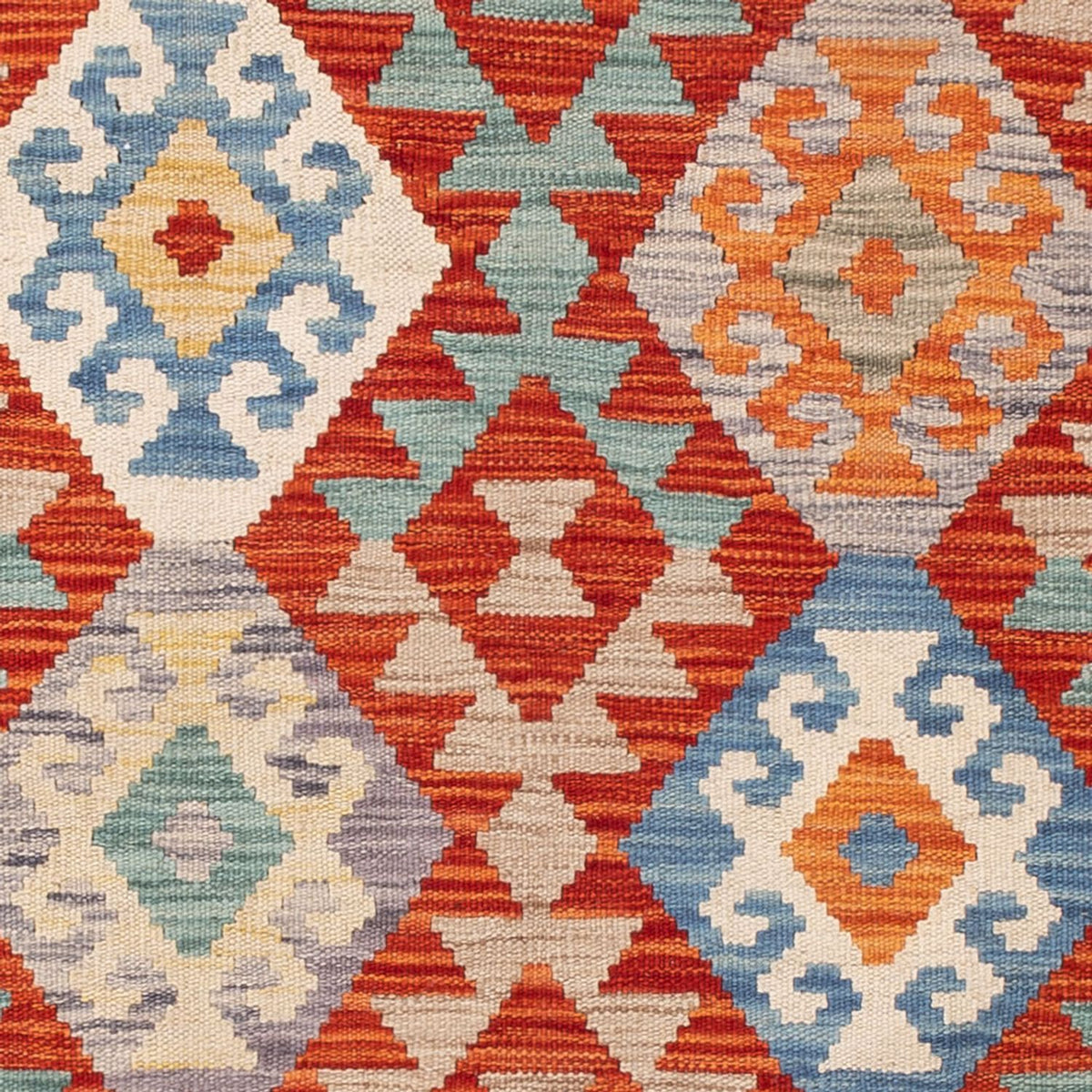 Kelim tapijt - Splash - 174 x 126 cm - veelkleurig