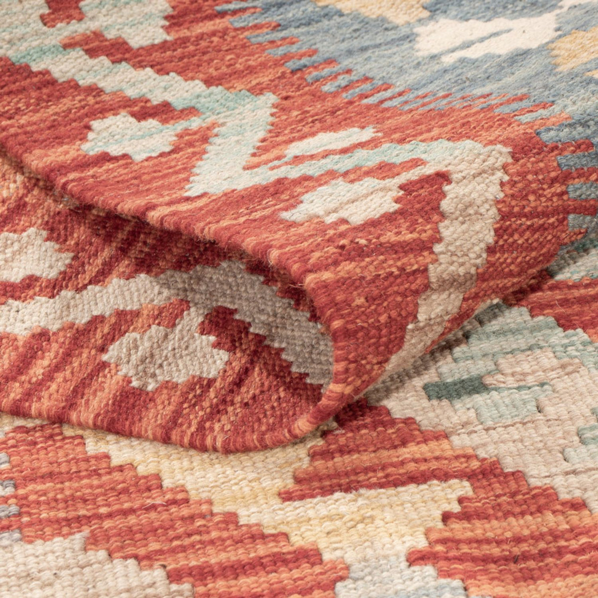 Kelim tapijt - Splash - 174 x 126 cm - veelkleurig