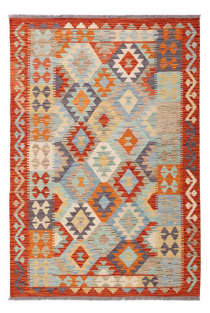 Kelim tapijt - Splash - 181 x 120 cm - veelkleurig