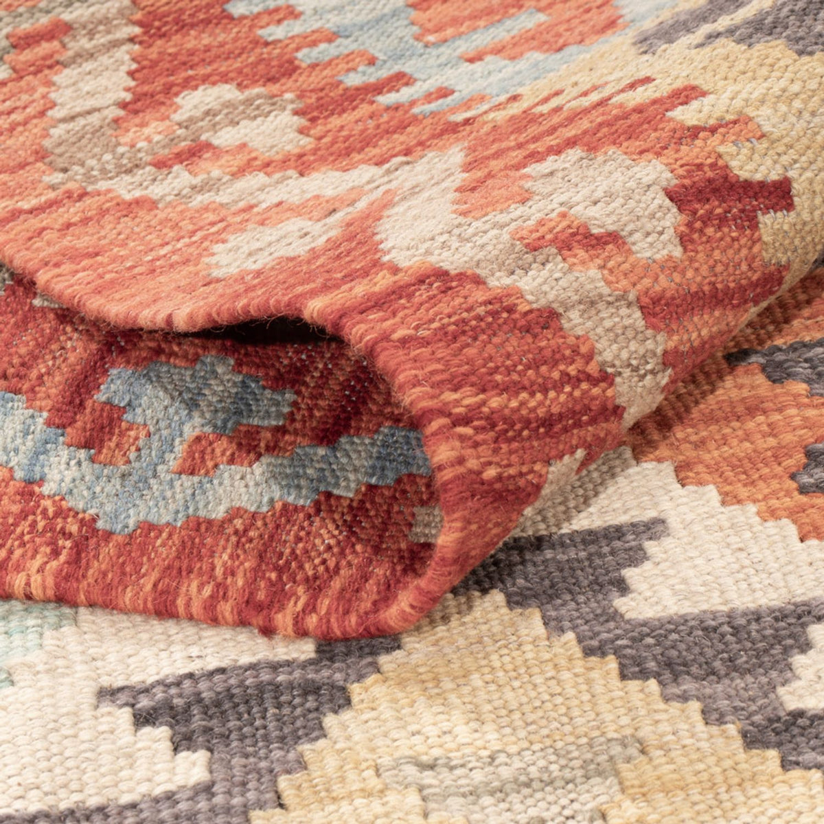 Kelim tapijt - Splash - 181 x 120 cm - veelkleurig