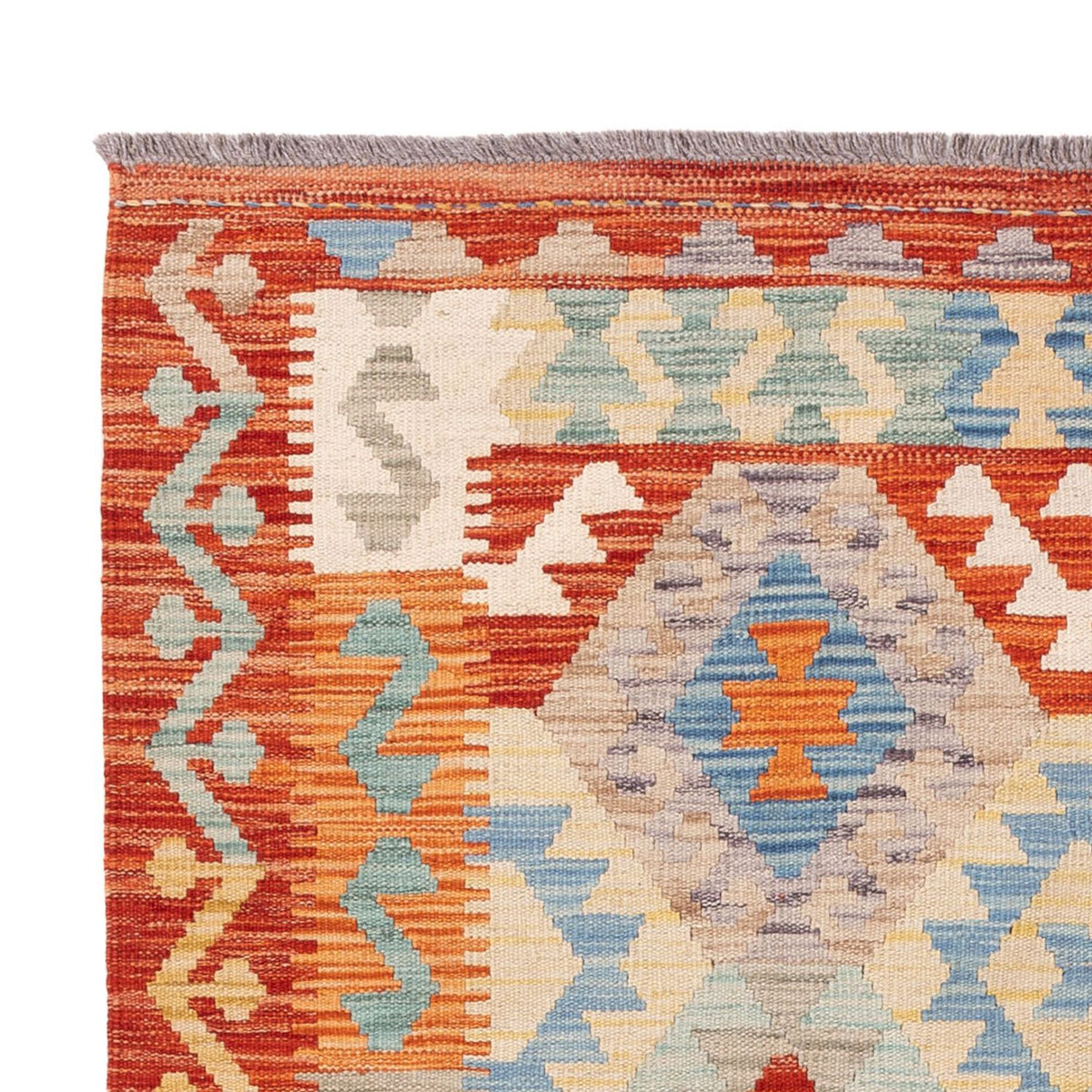 Kelim tapijt - Splash - 177 x 128 cm - veelkleurig