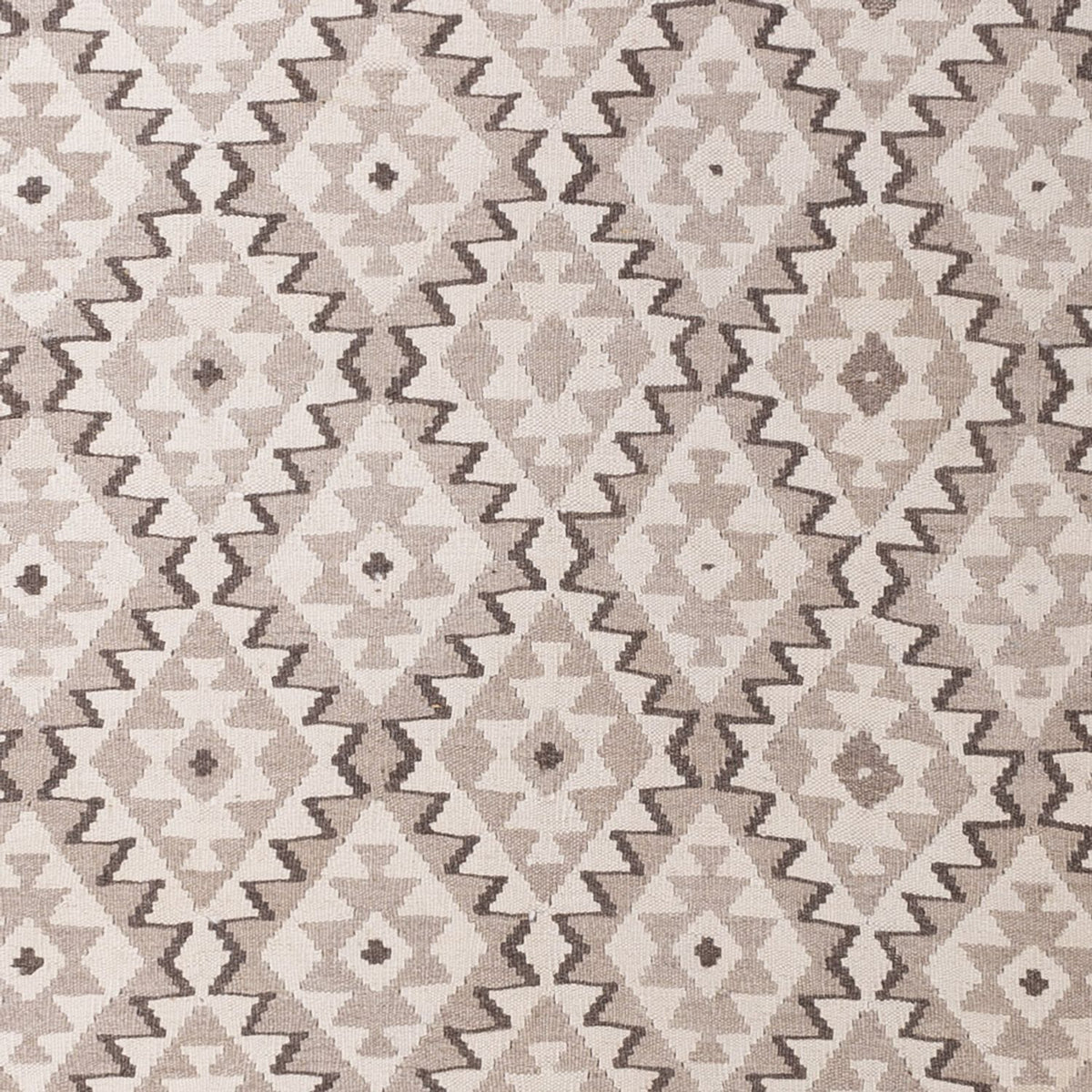 Kelim tapijt - Splash - 291 x 208 cm - lichtgrijs