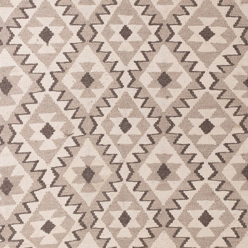 Kelim tapijt - Splash - 290 x 202 cm - lichtgrijs