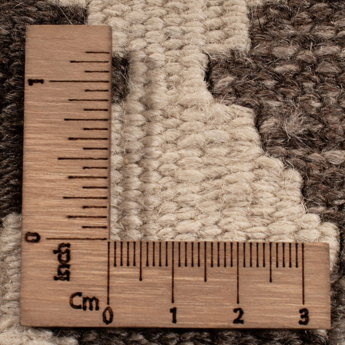 Kelim tapijt - Splash - 293 x 198 cm - lichtgrijs