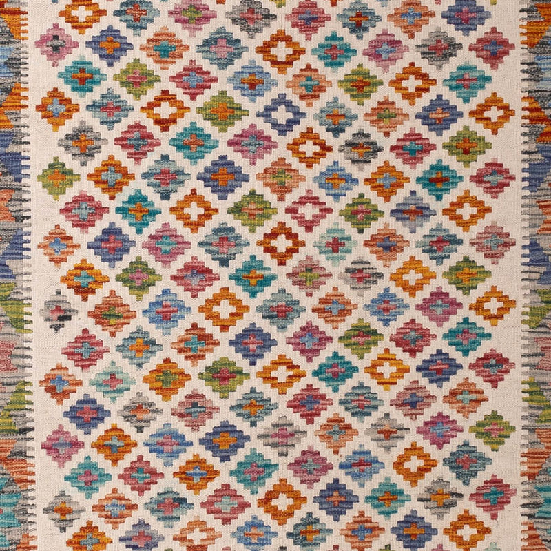 Kelim tapijt - Splash - 301 x 203 cm - veelkleurig