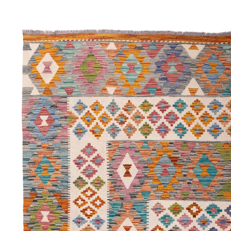 Kelim tapijt - Splash - 301 x 203 cm - veelkleurig