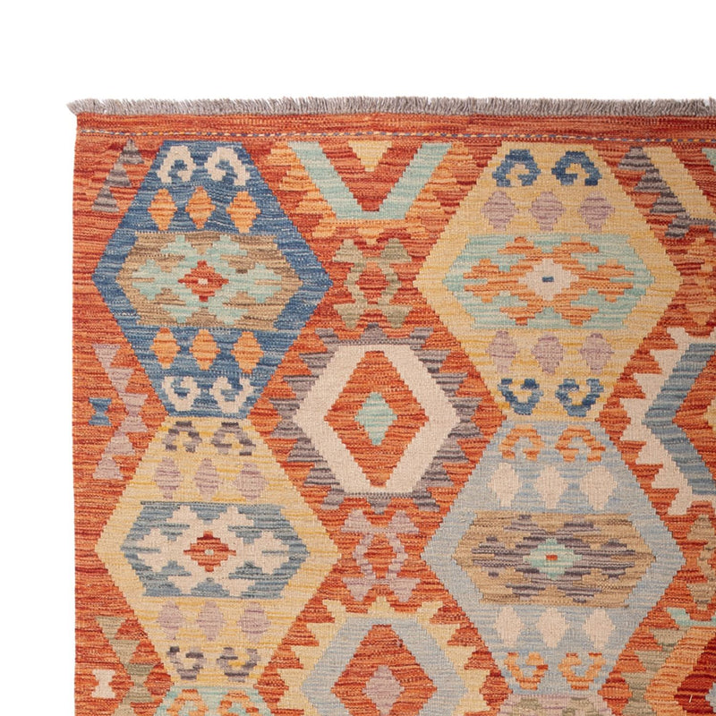 Kelim tapijt - Splash - 310 x 204 cm - veelkleurig