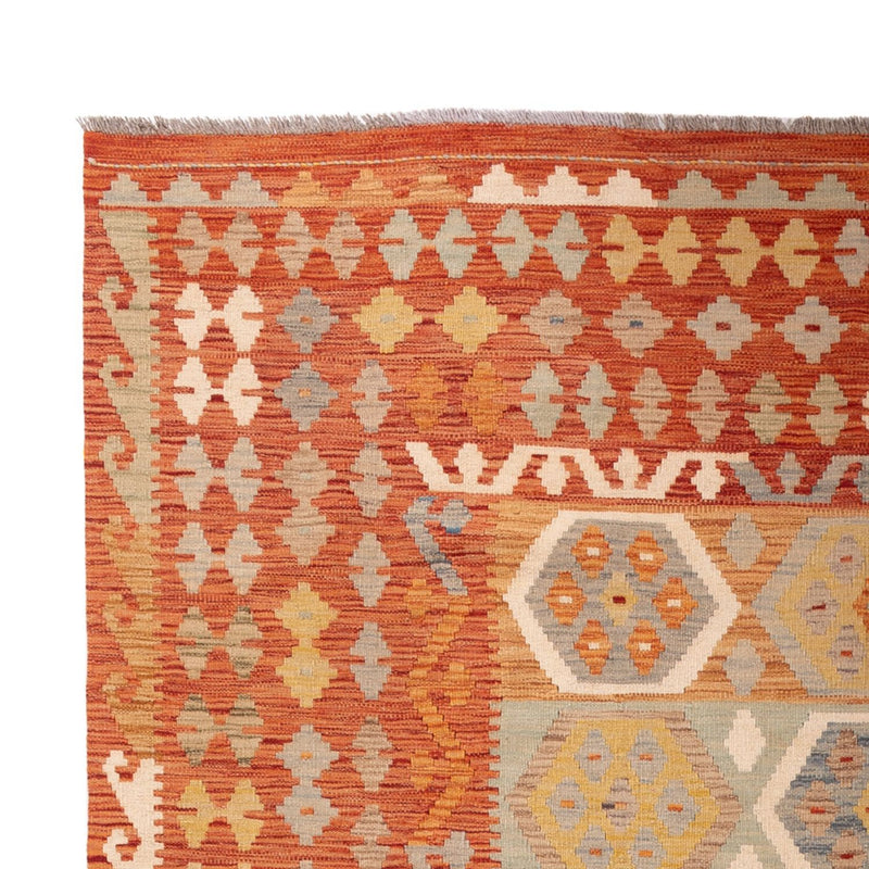 Kelim tapijt - Splash - 298 x 197 cm - veelkleurig