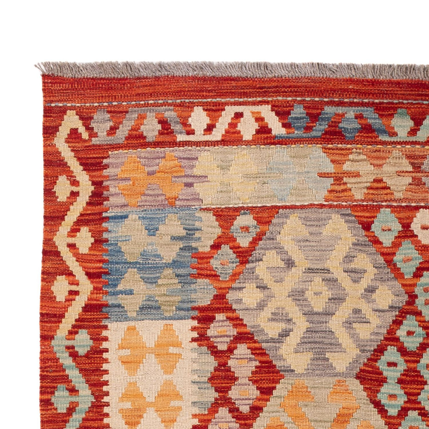 Kilim Maimana Tapijt 201x127cm - Wollen tapijt