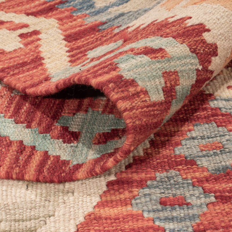 Kelim tapijt - Splash - 201 x 127 cm - veelkleurig