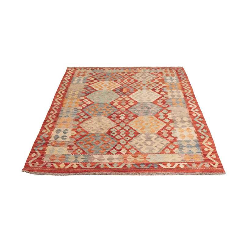 Kelim tapijt - Splash - 201 x 127 cm - veelkleurig