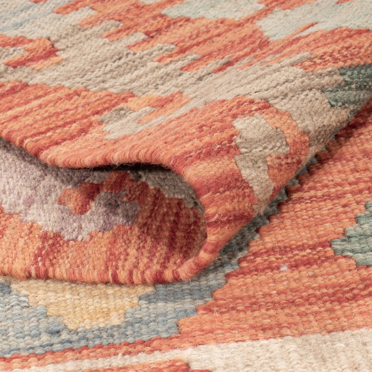 Kelim tapijt - Splash - 182 x 124 cm - veelkleurig