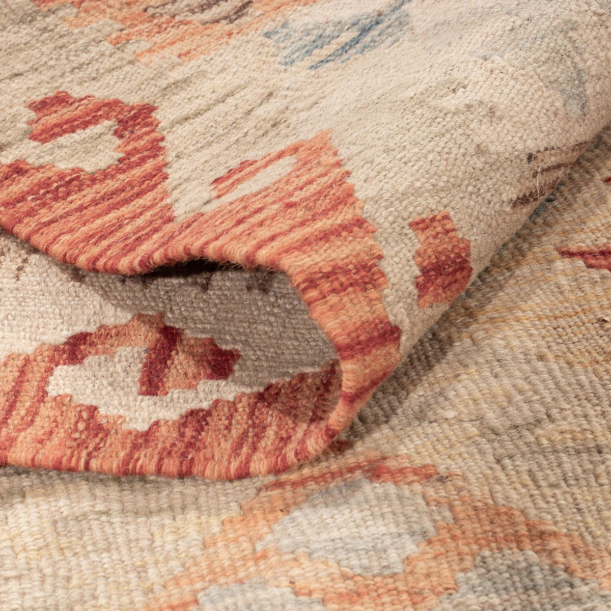 Kelim tapijt - Splash - 170 x 132 cm - veelkleurig