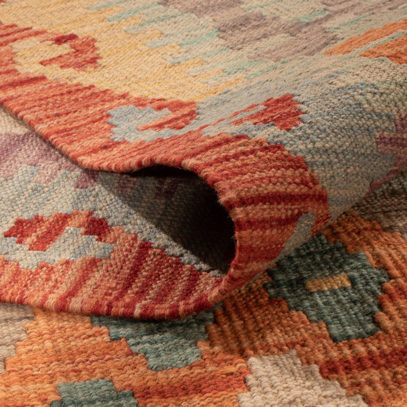 Kelim tapijt - Splash - 294 x 203 cm - veelkleurig