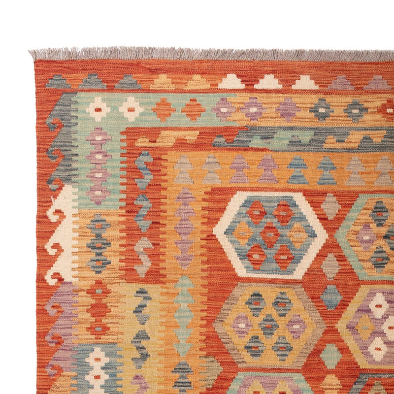 Kelim tapijt - Splash - 295 x 195 cm - veelkleurig