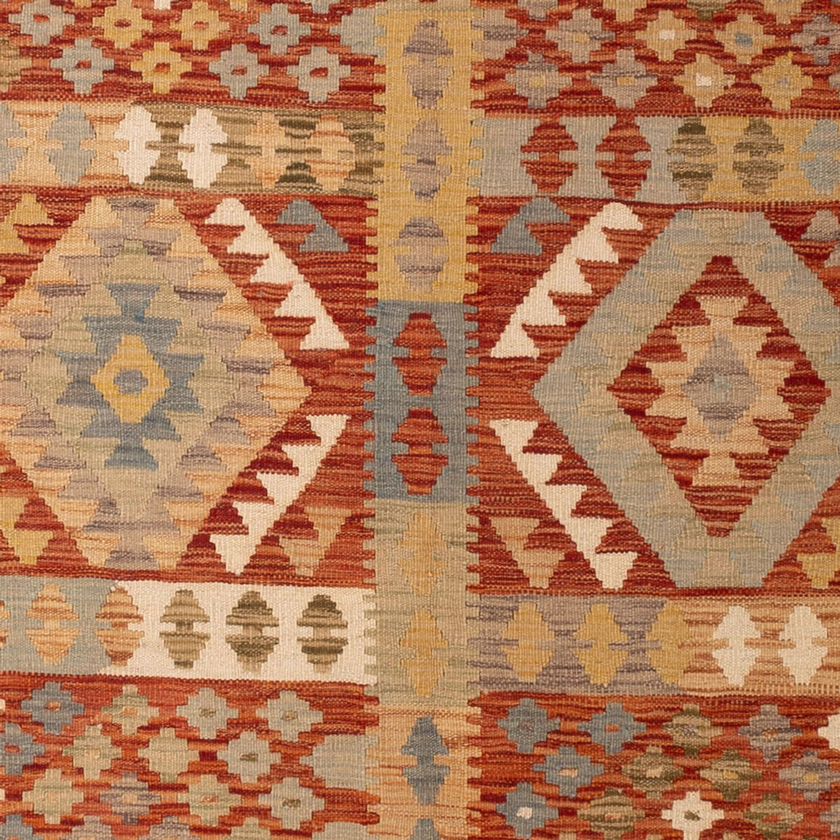 Kelim tapijt - Splash - 287 x 191 cm - veelkleurig