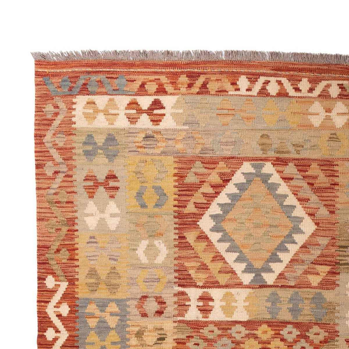 Kelim tapijt - Splash - 287 x 191 cm - veelkleurig