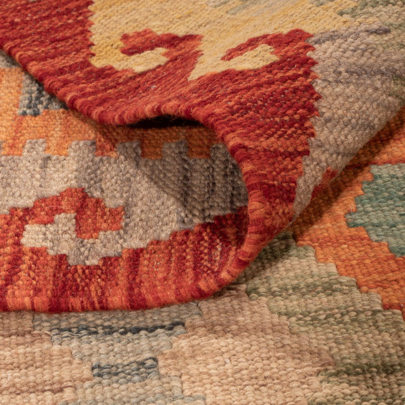 Kelim tapijt - Splash - 294 x 202 cm - veelkleurig