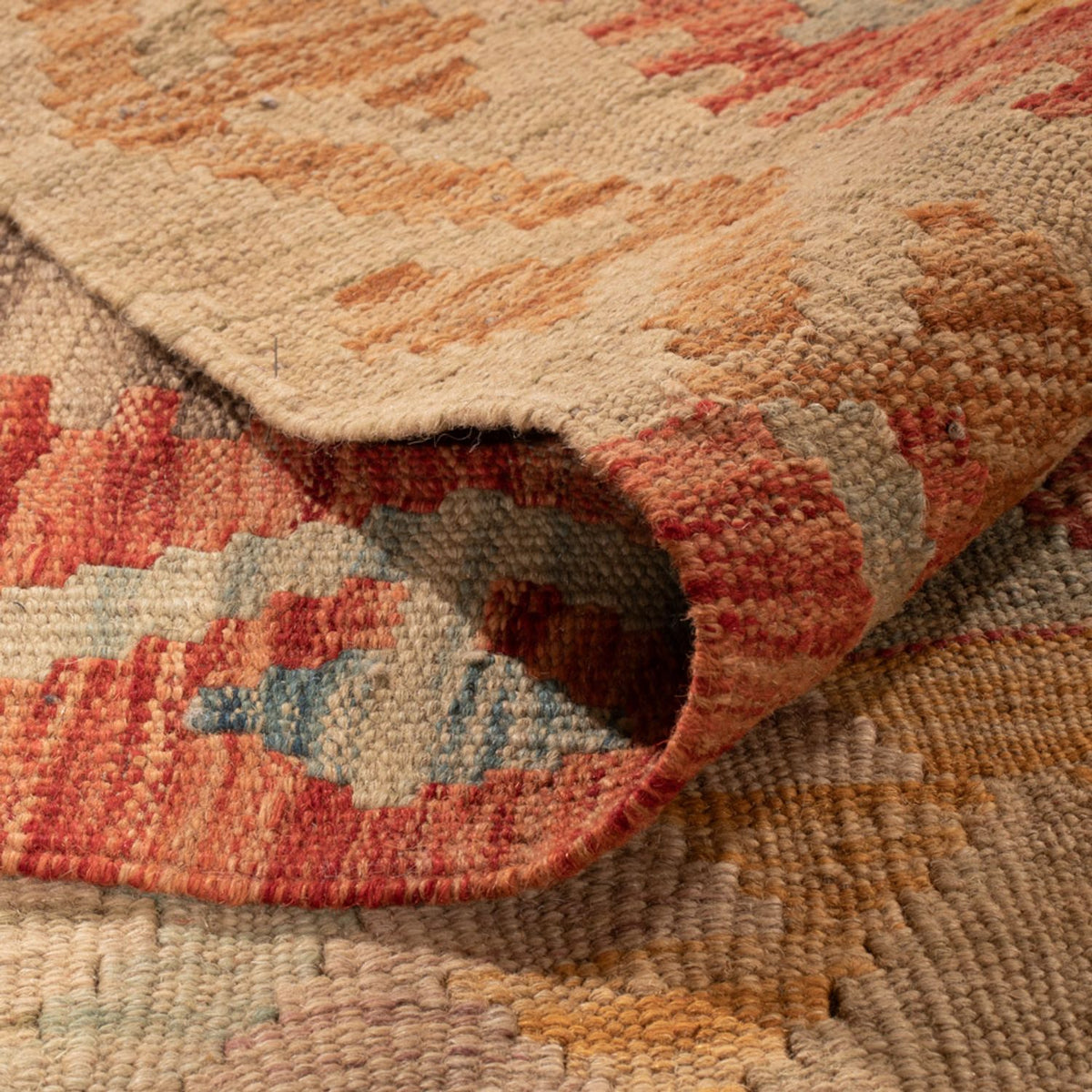 Kelim tapijt - Splash - 301 x 199 cm - veelkleurig