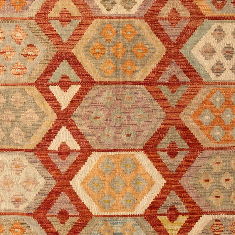 Kelim tapijt - Splash - 302 x 198 cm - veelkleurig