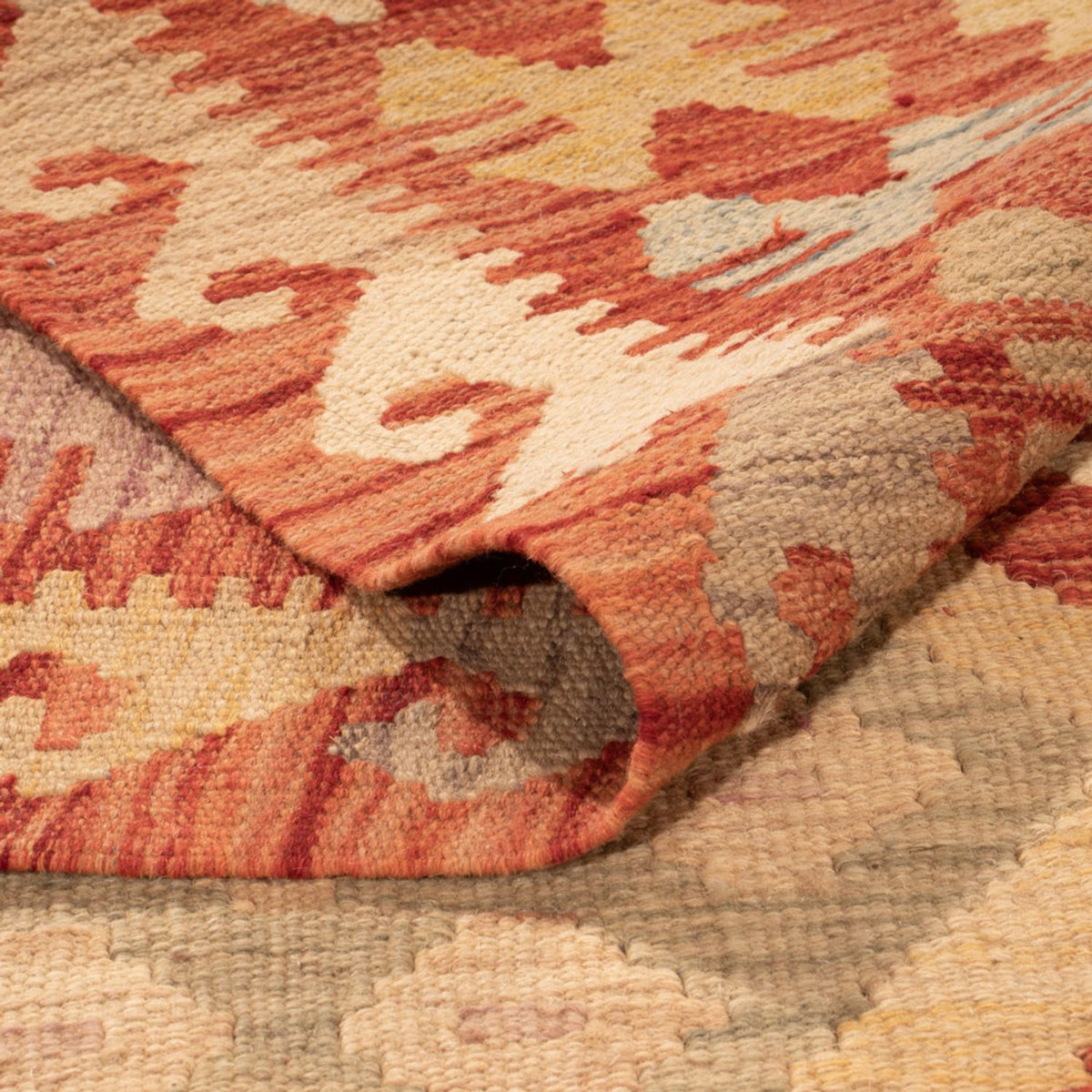 Kelim tapijt - Splash - 302 x 198 cm - veelkleurig