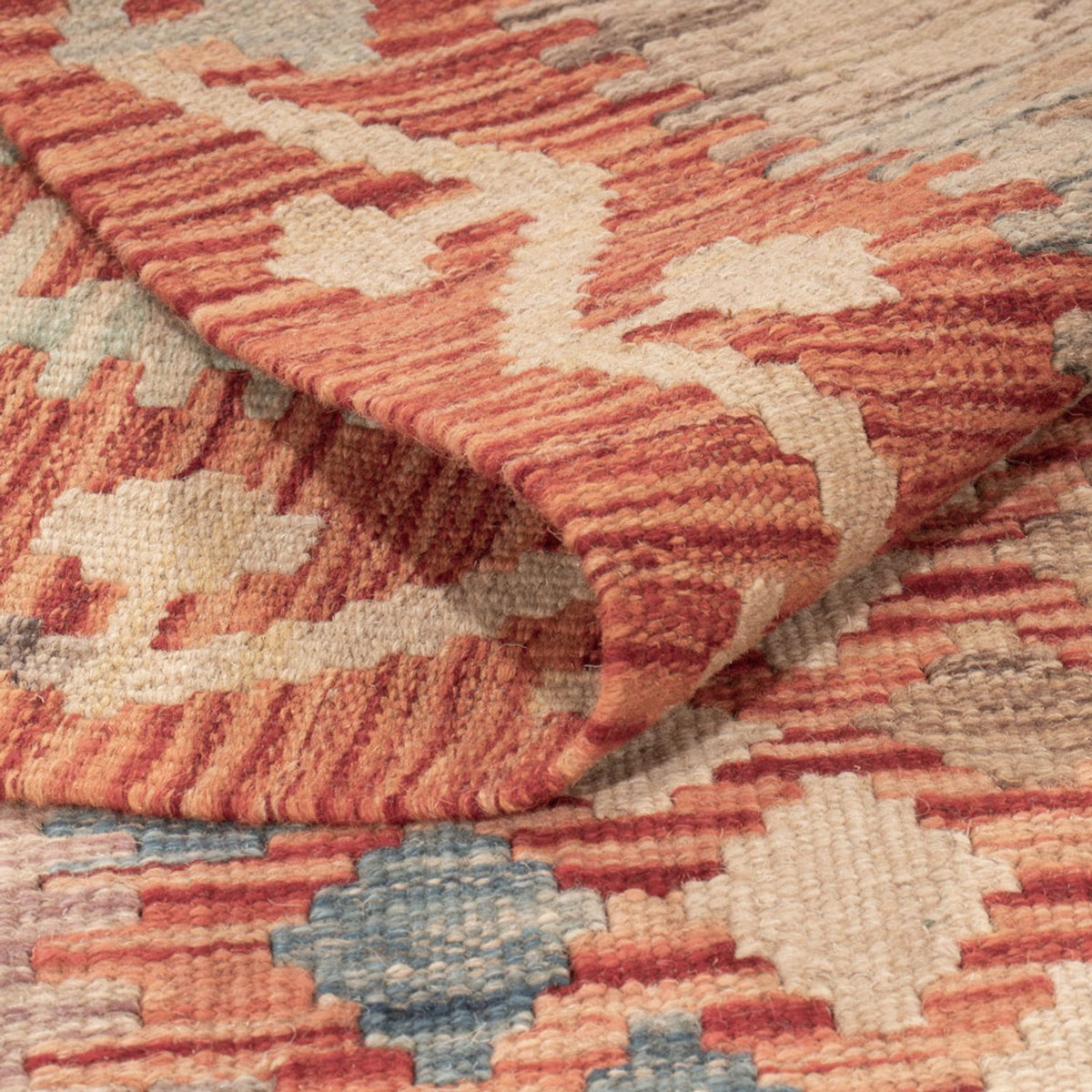 Kelim tapijt - Splash - 200 x 122 cm - veelkleurig