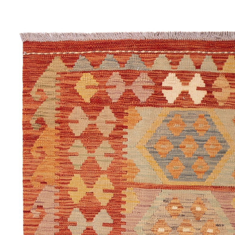 Kelim tapijt - Splash - 194 x 117 cm - veelkleurig