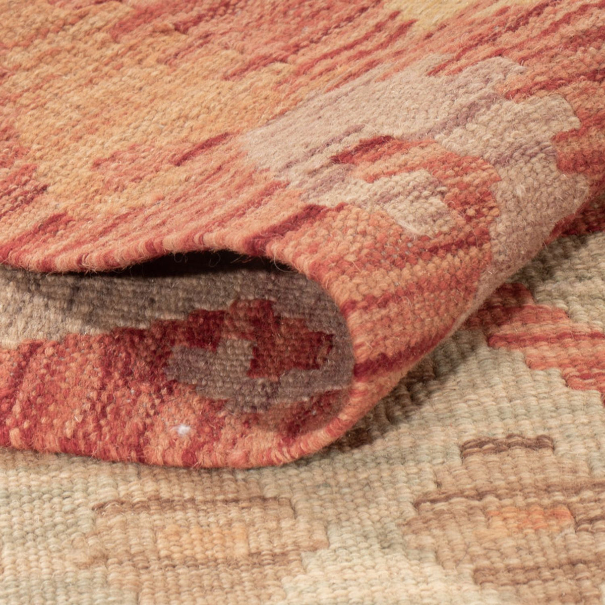 Kelim tapijt - Splash - 194 x 117 cm - veelkleurig