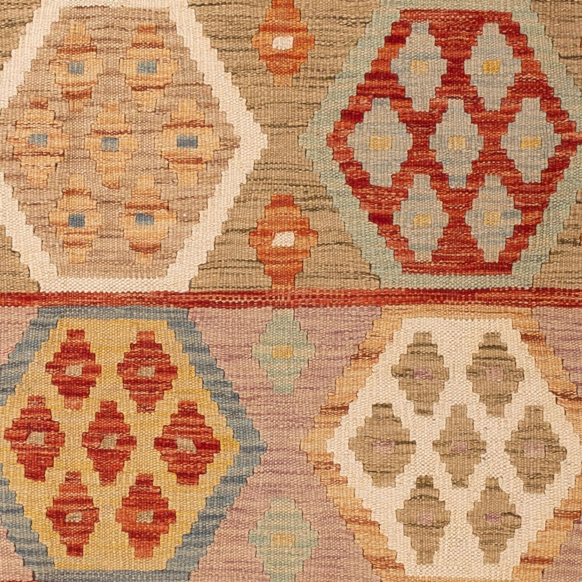 Kelim tapijt - Splash - 185 x 122 cm - veelkleurig